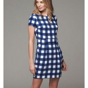 🪡CYNTHIA STEFFE🪡LANA GINGHAM CREPE SHEATH DRESS 2